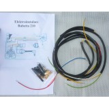 ELEKTROINSTALACE NOVÁ + SCHÉMA - JAWA BABETTA 50/210 (POLOTOVAR)